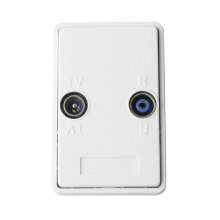 Antenneudtag Radio/TV hvid